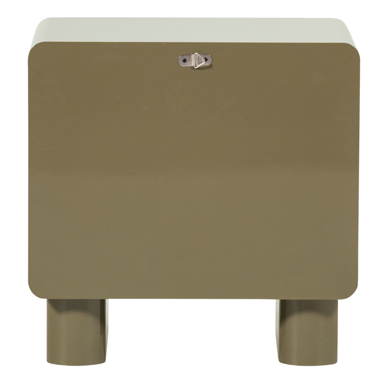 WOOOD Lustra Byrå/Nattduksbord Grön Högblank