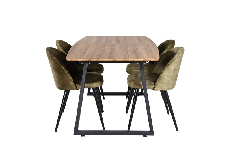 Venture Home Matgrupp Inca med stolar Velvet