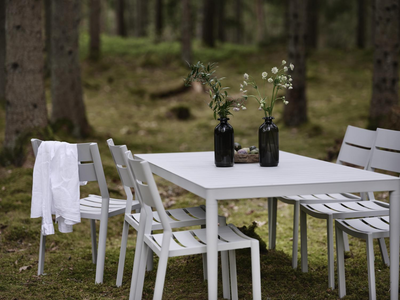 Brafab Bigby Matbord 195x90 cm Ljusgrå