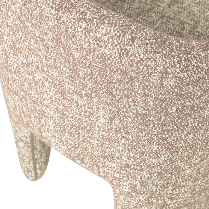 WOOOD Cordo Matstol med Hjul i Naturlig Melange