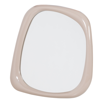 WOOOD Norea Spegel 90x90 cm Högblank Sand