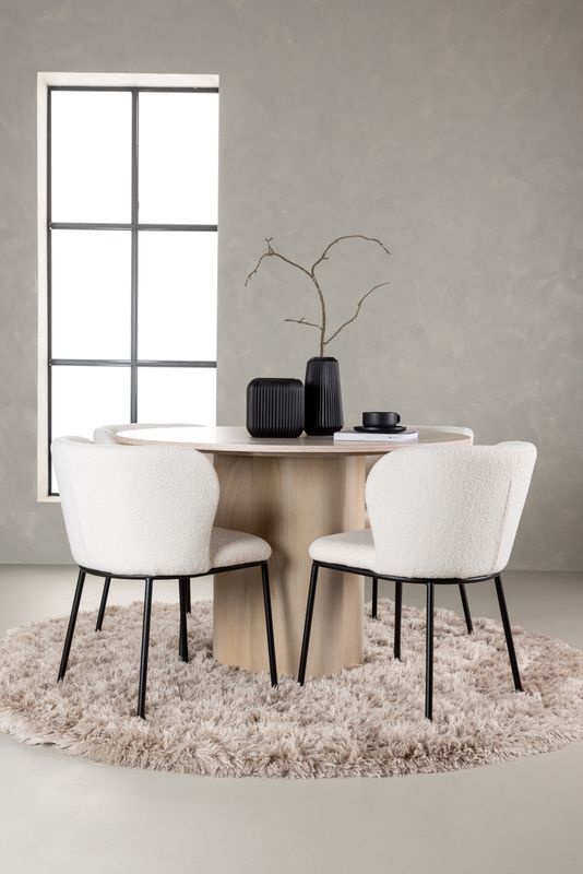 Venture Home Matgrupp Olivia med stolarna Edina