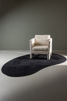 Venture Home Enard Matta - Exklusiv Svart Ullmatta