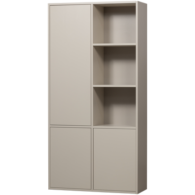 WOOOD MEGGY Förvaringsskåp Vänster 108 cm Furu Dammpine