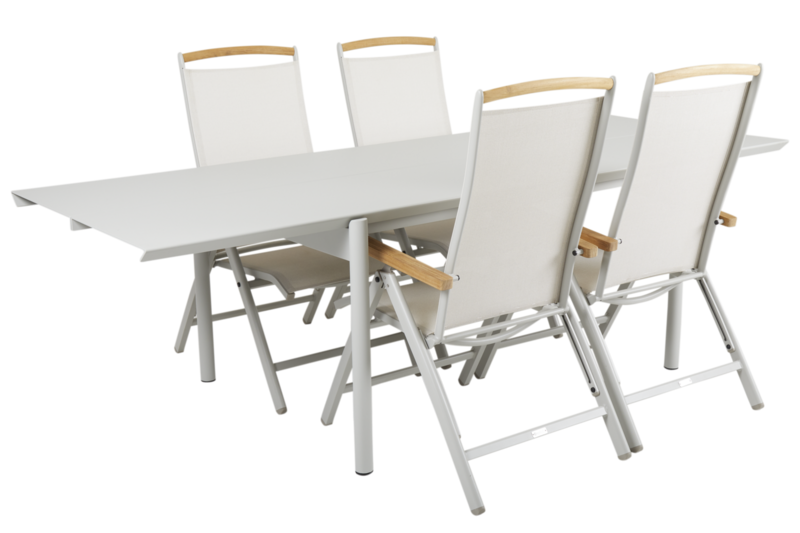 Brafab B45 Matbord 92x250 cm Ljusgrå