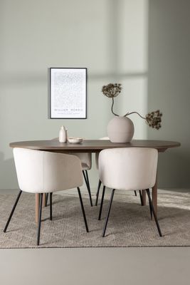 Venture Home Matgrupp Andy med stolarna Berit