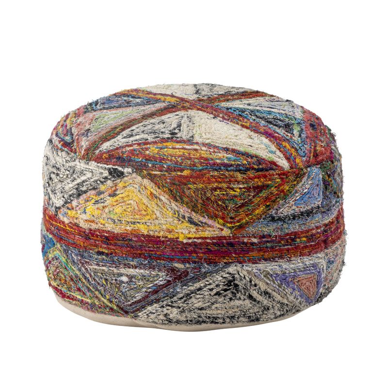 Bloomingville Torano Sittpuff, Multi, Bomull