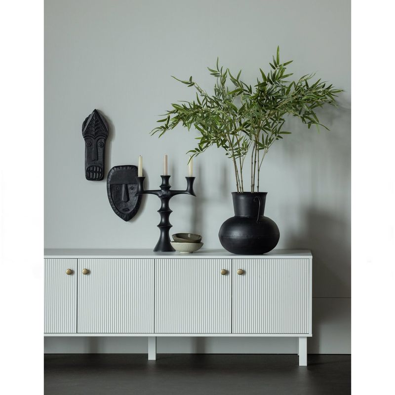 WOOOD Madu TV-bänk i molngrått trä