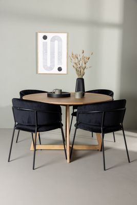 Venture Home Matgrupp Yadikon med Selma Stolar