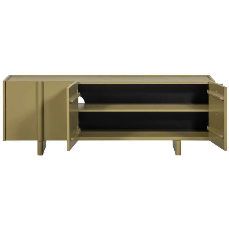 WOOOD BASU TV-bänk 152 cm Furu Moss [FSC]