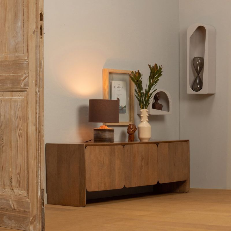 WOOOD Jerre TV-bänk i Mango Natur