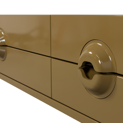 WOOOD MERGE TV-bänk i Eucalyptus-trä, honung