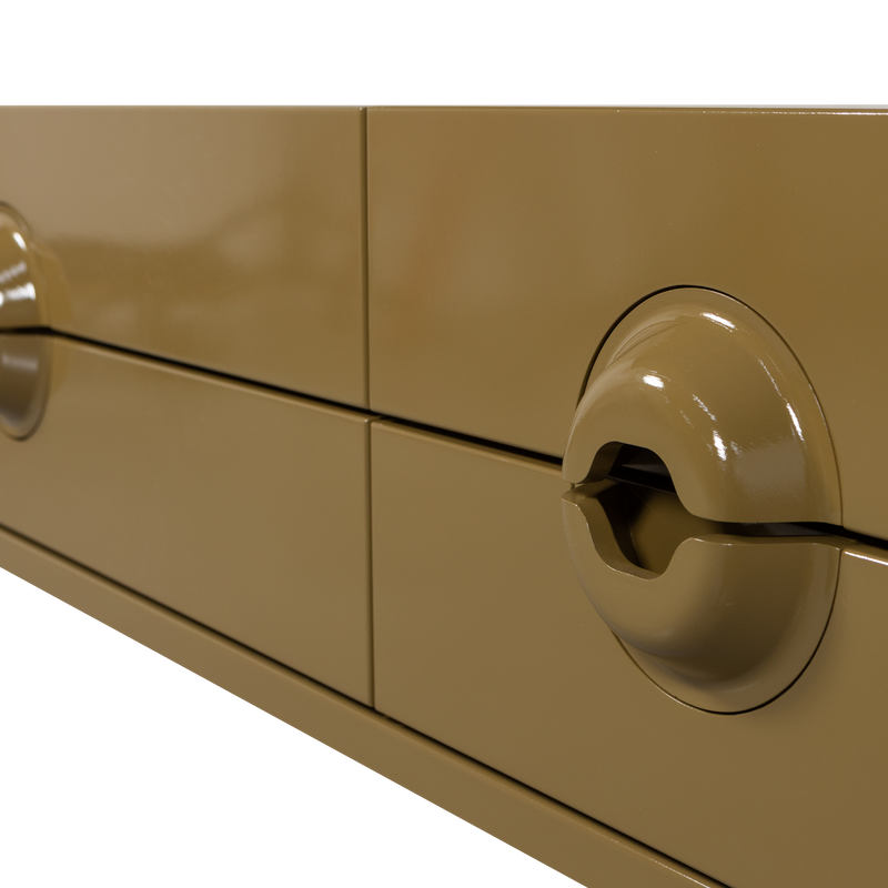 WOOOD MERGE TV-bänk i Eucalyptus-trä, honung