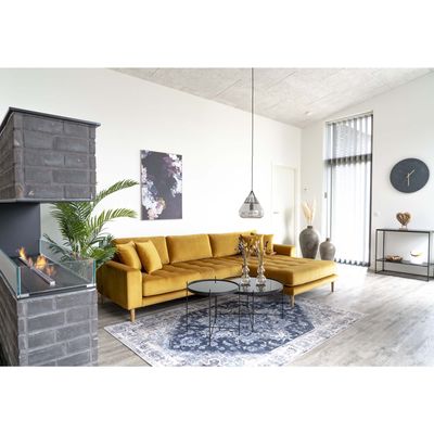 House Nordic Lido Loungesoffa Senapsgul Gul