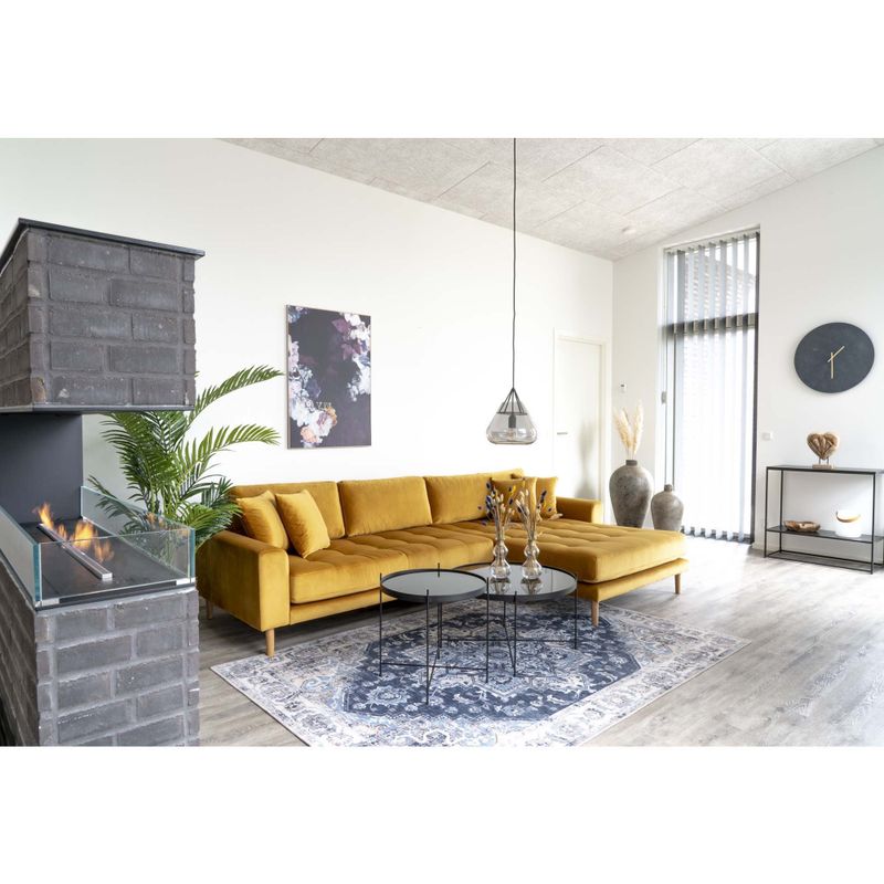 House Nordic Lido Loungesoffa Senapsgul Gul