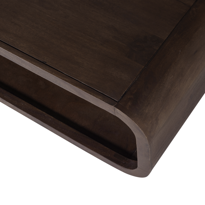 WOOOD Kinu Soffbord Mangoträ Mörkbrun