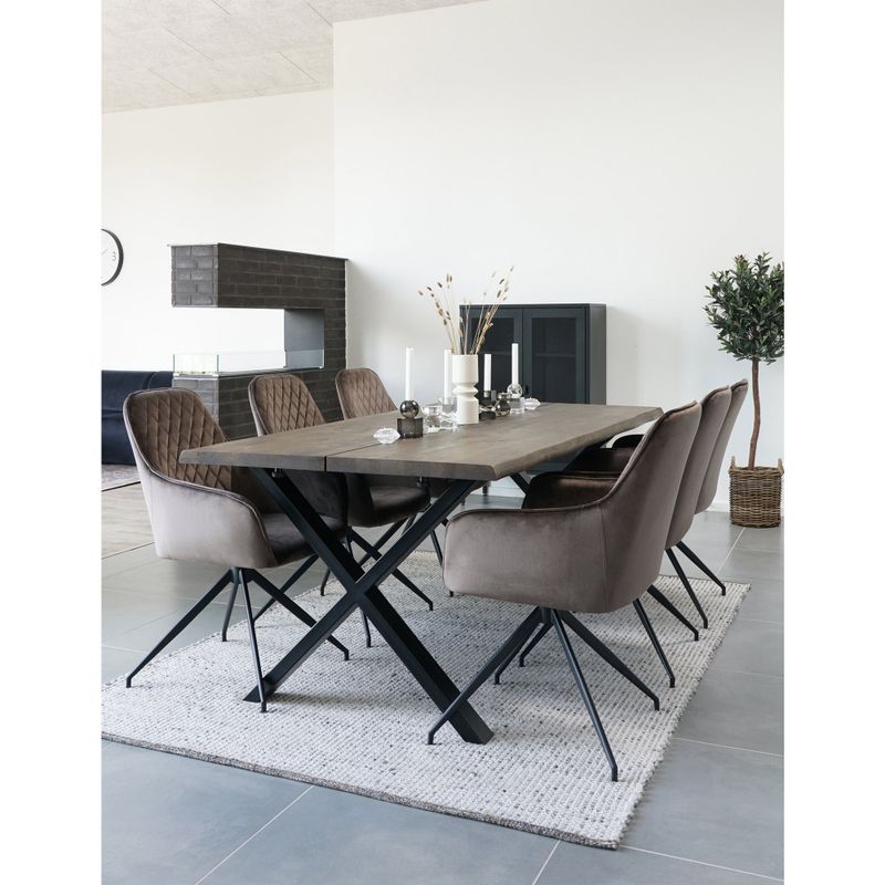 House Nordic Harbo Svängbar Matstol Ljusbrun