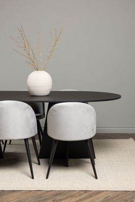 Venture Home Matgrupp Bootcut med Velvet-stolar