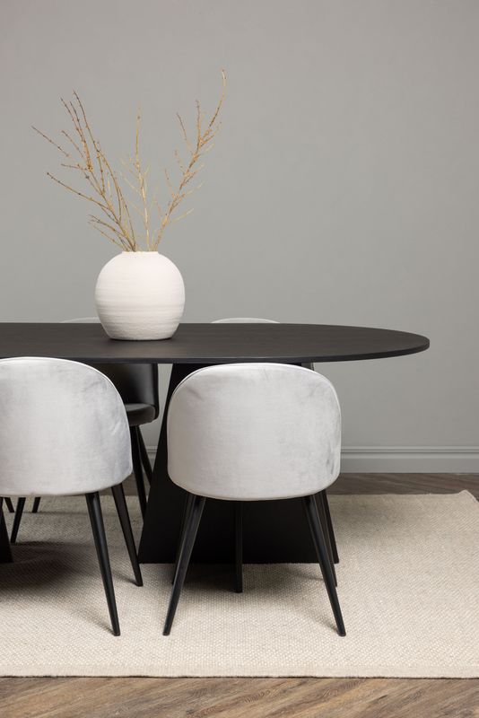 Venture Home Matgrupp Bootcut med Velvet-stolar