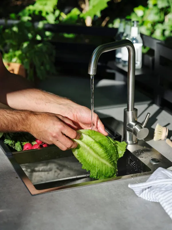 Brafab Fornax Stor Utekök Svart/Teak