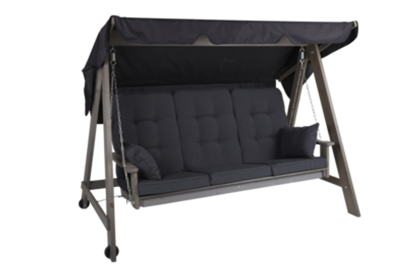 Brafab Iduna hammockset antracit med sidokuddar