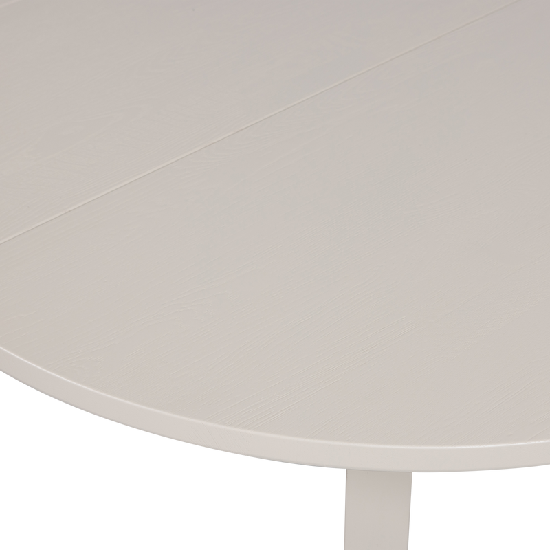 WOOOD Janne Utdragbart Rund Matbord i Ek Dakargrau