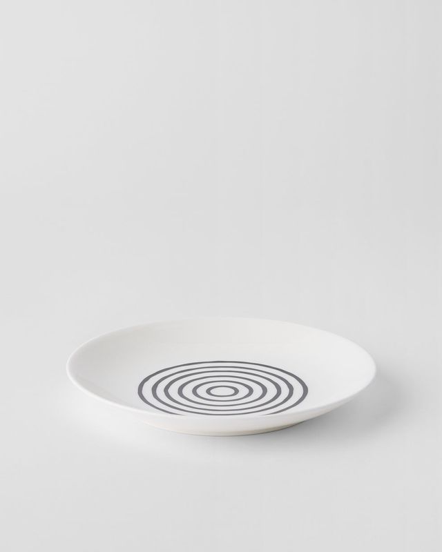 Gustavsberg SIXTEN SVART CIRKLAR, Tallrik 18 cm
