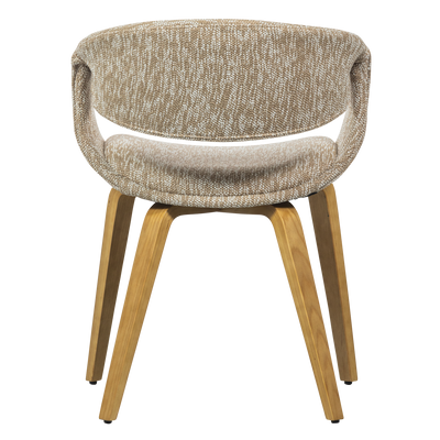 WOOOD Yossi Matstol Sand med Träben 2 st