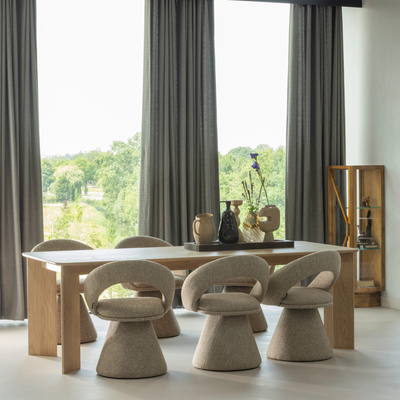 WOOOD Kella Vitrinskåp En Dörr Mango Natur