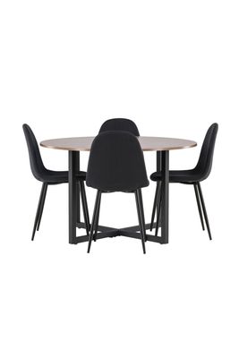 Venture Home Matgrupp Durango med 4st Matstolar Polar