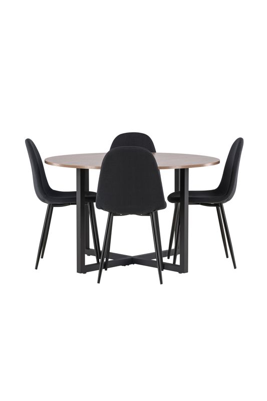 Venture Home Matgrupp Durango med 4st Matstolar Polar