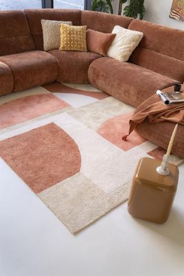 By Boo Kazi Matta 190x290 cm - Terracotta