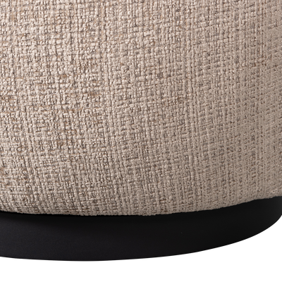 WOOOD Woolly Snurrfåtölj Chenille Sand