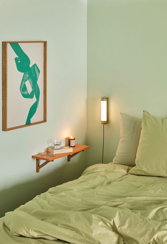 Hübsch Satellite Vägglampa Ljusgrön