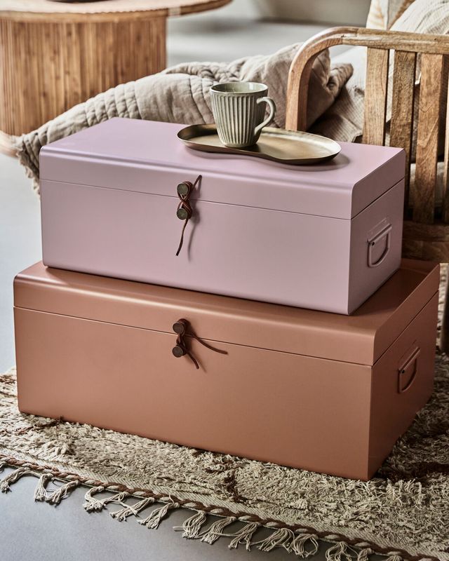 House Doctor Metal Förvaring Beige/Rosa