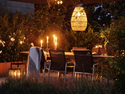 Brafab Naos Matbord 100x220-320 cm Rostfritt Stål/Teak