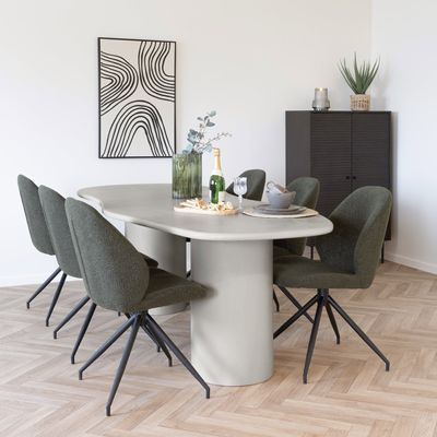 House Nordic Maranola Matbord Beige
