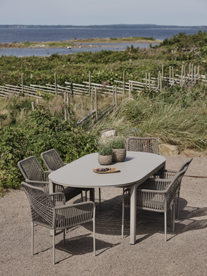 Brafab Lomma Matbord 110x220-280 cm Ellipse Khaki