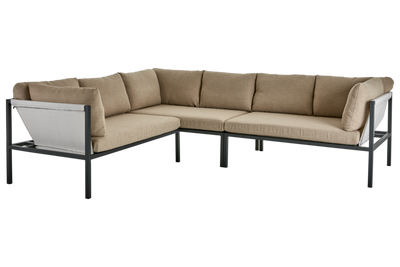 Brafab Allie Hörnsoffa Barley/Anthracite