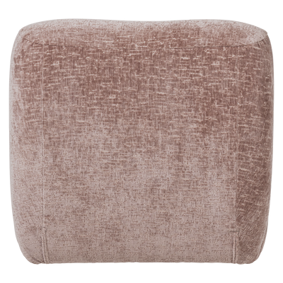 WOOOD NOMU Fåtölj - Craquele Sammet Ljusrosa