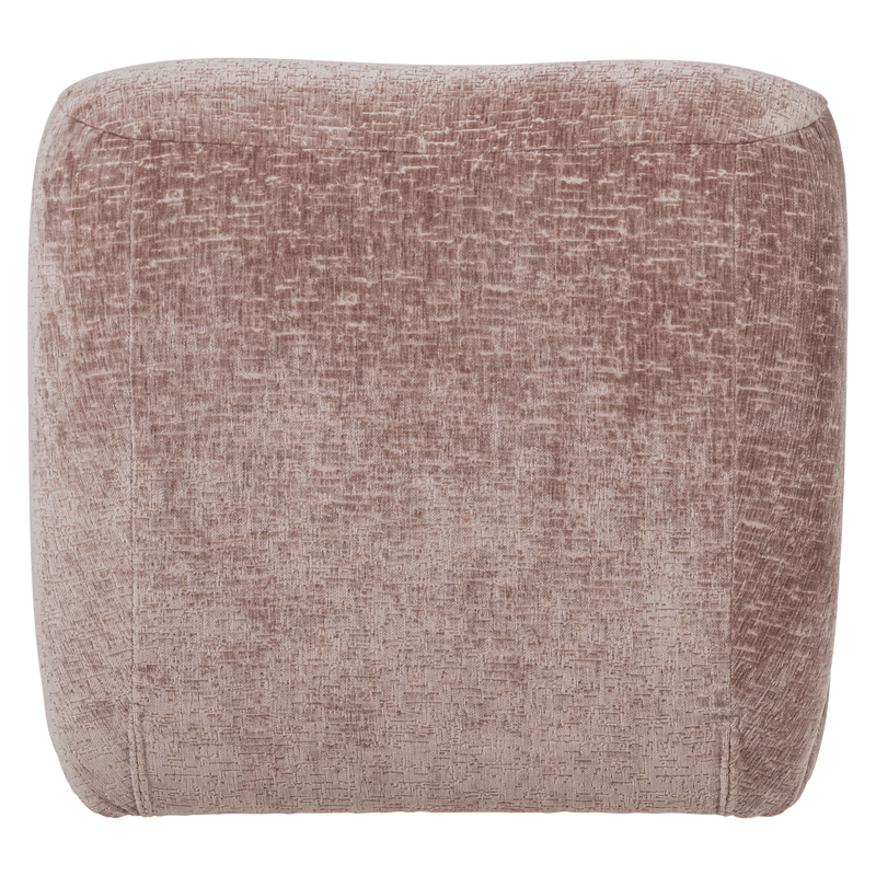 WOOOD NOMU Fåtölj - Craquele Sammet Ljusrosa