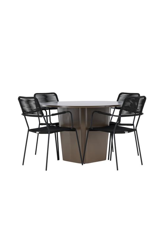 Venture Home Santa Fe Rund Matgrupp