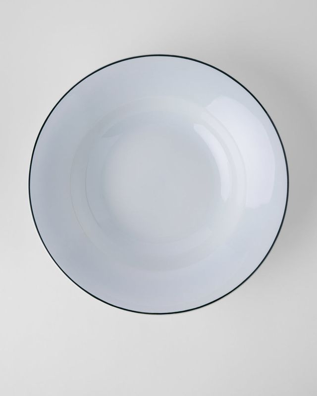 Gustavsberg NATUR Lavendelblå, Tallrik 29 cm, djup, stengods