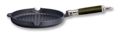 Ronneby Bruk, Grillpanna Gjutjärn 24 cm Hällpipar & Rostfritt Handtag