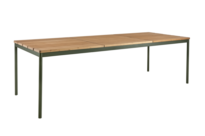 Brafab Nox Matbord 90x238 cm Bambu/Nordic Green
