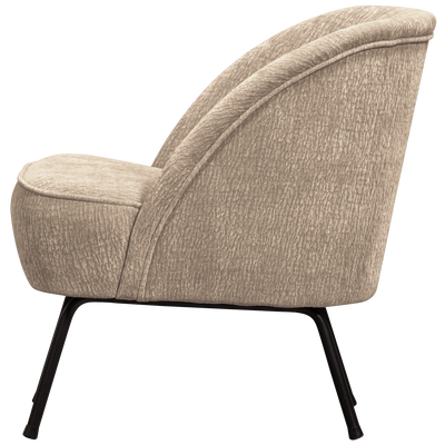 WOOOD Vogue Fåtölj i 3D Chenille Sand