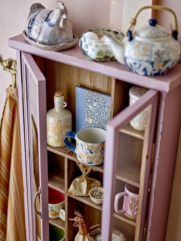 Bloomingville Hazem skåp, ros, granträ