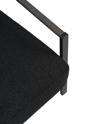 Brafab Lyra Loungefåtölj Svart/Teddy Black