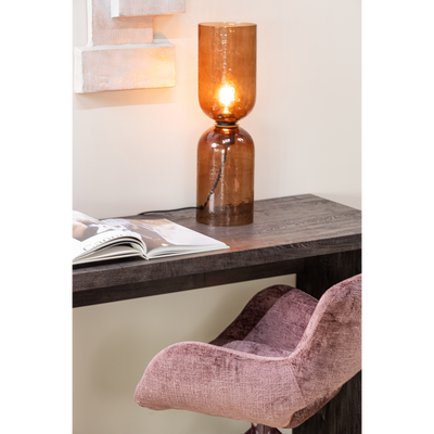 WOOOD Eliva Matstol i Lila Strukturvelvet - Set om 2