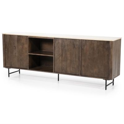 Eleonora Sideboard Lio - 3 Dörrar, Brun